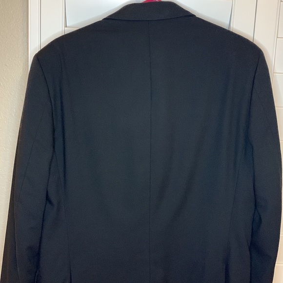 Kenneth Cole Reaction Techni Cole Black Blazer Jacket Size 40R - Picture 17 of 17